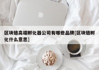 区块链高端孵化器公司有哪些品牌[区块链孵化什么意思]